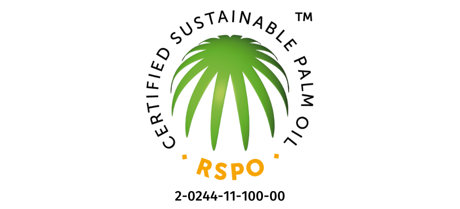 RSPO certified logo.